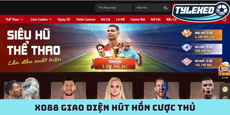 XO88 giao diện hút hồn cược thủ